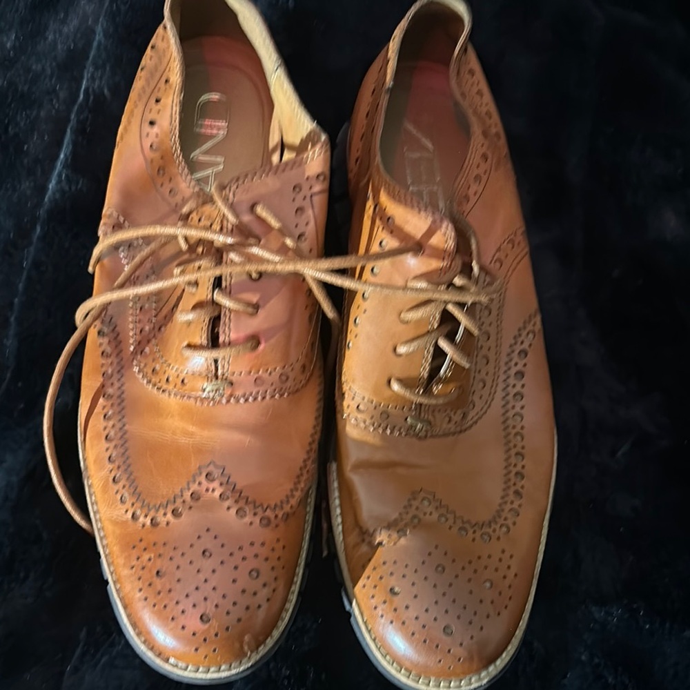 Cole Haan Brown Leather Oxfords